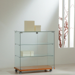 Vetrina Cristalli Temperati 5 mm 80X40xh90 cm OF890 Made in Italy