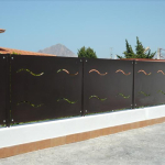 .PANNELLO DI RECINZIONE MODULARE IN LAMIERA ZINCATA - LINEA KANSAS