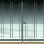 CANCELLO A DUE ANTE STANDARD ZINCATO -CON SERRATURA MANUALE- LINEA ALABAMA