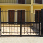 CANCELLO A DUE ANTE STANDARD ZINCATO E VERNICIATO -CON SERRATURA MANUALE- LINEA NEVADA