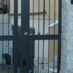 CANCELLO PEDONALE STANDARD ZINCATO E VERNICIATO  -CON SERRATURA ELETTRICA- LINEA ATLANTA