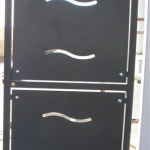 CANCELLO PEDONALE STANDARD ZINCATO  E VERNICIATO  -CON SERRATURA ELETTRICA- LINEA KANSAS