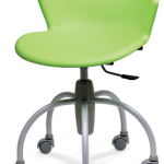 Poltrona da Cameretta Smile con Scocca in Plastica Vari Colori