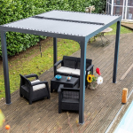 Pergola da Giardino Bioclimatica in Alluminio - cm 240X300cm - ITALFROMGIARD104