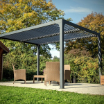 Pergola da Giardino Bioclimatica in Alluminio - cm 360 X300cm - ITALFROMGIARD105