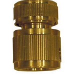 Raccordo Irrigo Aquastop in Ottone di Giunzione per Tubi da 1/2