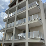 Pannello Parapetto Modulare in Vetro Stratificato e Temperato Extra/chiaro o Colorato  - cm 100x100