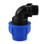 Raccordo Nylon a Gomito 90° Maschio  Varie Misure Confezione 5 pz