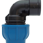 Raccordo a Compressione per tubo PE Polietilene con Flangia PN10 Varie Misure