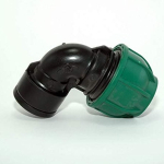 Raccordo Nylon Gomito a 90° Filetto Maschio Varie Misure Confezione 5 pz PN10 Bassa Pressione