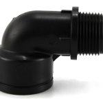 Raccordo Nylon Gomito a 90° con Filetto Maschio/Femmina Varie Misure PN10 Confezione 10 pz