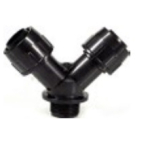 Raccordo Nylon a Y Femmina Portagomma Bassa Pressione Varie Misure Confezione 10 pz