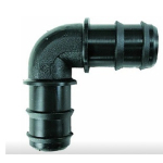 Raccordo Nylon Gomito a 90° Ridotto Bassa Pressione mm.20 X 16Confezione 25 pz