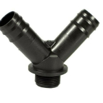 Raccordo Nylon a Y Doppia Uscita Bassa Pressione Varie Misure Confezione 10 pz