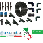 .Kit Irrigazione Italfrom Economy per Microirrigazione Interrata fino a 50 Mq