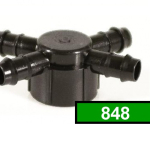 Raccordo Derivazione Filetto Femmina 4 Uscite Varie Misure Confezione 50 pz