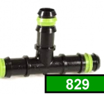 Raccordo TEE a 90° con Anello di Sicurezza per Ala Gocciolante Varie Misure Confezione 25 pz