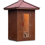 Sauna Infrarossi da Esterno per 2 Persone cm 156 x 141 x 250 - PR- H02