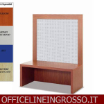 SCHIENALE (H.140) BLISTERATO CON PANCA DIMENSIONI( 104X46X h140) SERIE GLASS  PRODUZIONE ITALIANA