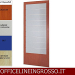 SCHIENALE (H.218) DOGATO IN CRISTALLO SATINATO  SENZA PANCA  dimensioni( 120X3X h218) SERIE GLASS  PRODUZIONE ITALIANA