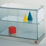 Vetrina da Banco  71x35x50 cm Cristalli Temperati Ante Scorrevoli  Made in Italy  of190B
