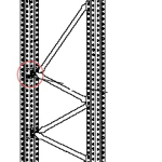 TS5) SPALLA COMPLETA ALTEZZA 200 PROFONDITA' 110 CM PORTATA 10060 Kg
