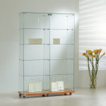 Vetrina Cristalli Temperati 117x40xh180 cm LL OF1218 Made in Italy