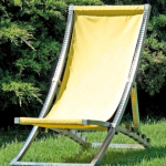 SEDIA A SDRAIO CURVATA CURVATINA IN ACCIAIO INOX