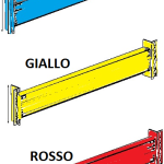 (140/6) CORRENTE L 272 CM VERNICIATA PER SCAFFALATURE INDUSTURIALI PORTA PALLETS  PORTATA COPPIA 5500 Kg