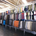 SCAFFALATURA PER ABITI COMPLETA LUNGHEZZA 6,00 MT , H 3,00 MT, PROF. 60 CM CON 2 LIVELLI DI AGGANCIO