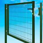 Cancello  Medium Pedonale - con Rete  50X200X5 mm - Telaio 35/40 mm - Dimensione: cm100X150 h - Peso 29 kg - Colore:Verde