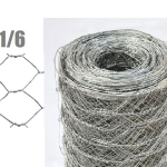 50mt-ROTOLO RETE METALLICA ZINCATA TRIPLA TORSIONE- MAGLIA:mm 51/6 -DIAMETRO FILO:mm 1,1 - H 100 cm