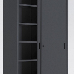 Armadio Metallico con Porte in Lamiera Scorrevoli 5/10 RIPIANI 150x45x250h