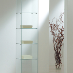 Vetrina Cristalli Temperati 5mm 40x40xh180cm LL OF418 Made in Italy