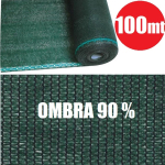 Rotolo  100mt Telone Ombreggiante Frangivista Verde -  H 150  - per Rete Metallica