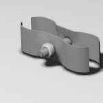 Collare Intermedio per Recinzione Temporanea Cantiere