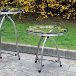 TAVOLO DA BAR BASSO ACCIAIO INOX