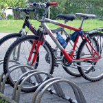 PORTA BICI A FORMA D'ARCHETTO IN ACCIAIO INOX