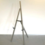 Espositore Treppiede Modulare Regolabile in Acciaio Inox