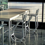 SGABELLO BAR  IN ACCIAIO INOX