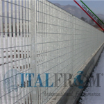 Pannello Recinzione Modulare in Grigliato Zincato a Caldo Classic- Maglia:mm69X132 - Misura:mm1992x1195 h