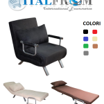 Divano Letto Sofà Bed Vari Colori Divani 67x69x82h Divanetti Divano Letto 1 Piazza ITALFROM®