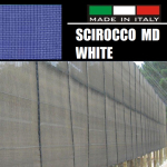 RETE/TELO DI PROTEZIONE ANTIGRANDINE  SCIROCCO MD WHITE(6/6) -FORO:1,39X1,72mm - BIANCO TRASPARENTE- MISURE: H 3,0 X 200 mt
