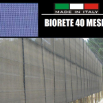 RETE/TELO DI PROTEZIONE ANTIGRANDINE BIORETE 40 MESH- FORO:390x880 my - BIANCO TRASPARENTE- MISURE: H 1,0 X 200 mt