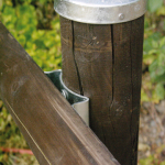 Copripalo  Zincato a Caldo per Pali in Legno - Diametro: 80 mm