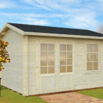 Casetta da Giardino in Legno d' Abete Nordico(28mm) - cm 380X290cm - Pavimento Incluso - ITALFROM05