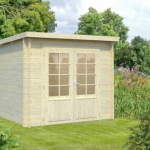 Casetta da Giardino in Legno d' Abete Nordico(28mm) - cm 260X320cm -Pavimento Escluso - Italfrom08