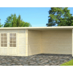 Casetta da Giardino in Legno d' Abete Nordico(28mm) - cm 670x320cm -Pavimento Escluso- Italfrom13