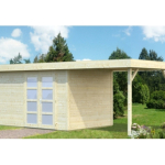 Casetta da Giardino in Legno d' Abete Nordico(28mm) - cm587x250cm -Pavimento Escluso- Italfrom18