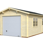 Garage in Legno d' Abete Nordico(44mm) - cm 380X570cm - ITALFROM22